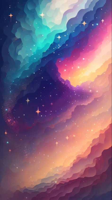 Space Wallpaper Aesthetic Ipad, Space Background Illustration, Light In The Dark Art, Simple Phone Wallpaper, Cool Fanart, Stars Anime, Dreamy Background, Whats Wallpaper, Wallpaper Seni