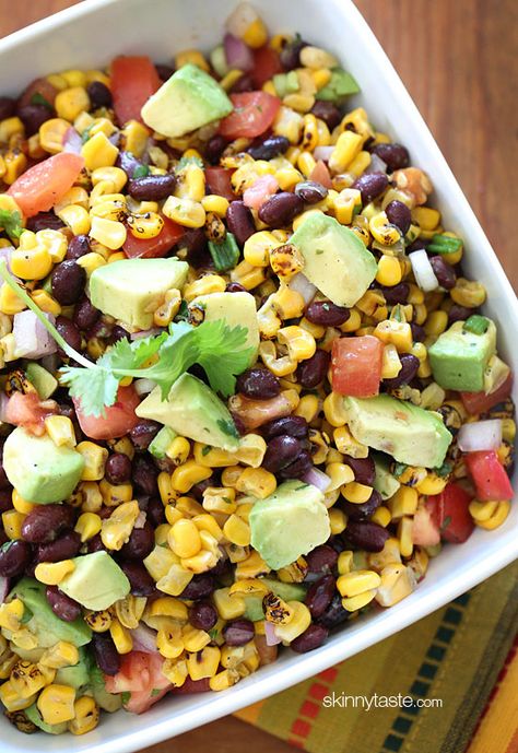 Southwestern Black Bean Salad | Skinnytaste Prep Meals, Black Bean Salad, Skinny Taste Recipes, Food Tasting, Bean Salad, Cucumber Salad, Good Healthy Recipes, Black Bean, Delicious Salads