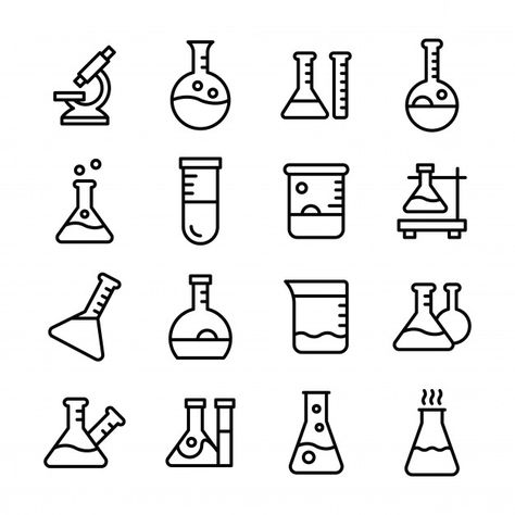 Discover thousands of Premium vectors available in AI and EPS formats Science Doodles Chemistry, Laboratory Apparatus Drawing, Chemistry Doodles, Science Drawing Ideas, Science Drawing, Science Experience, Chemistry Laboratory, Chemistry Projects, Science Doodles