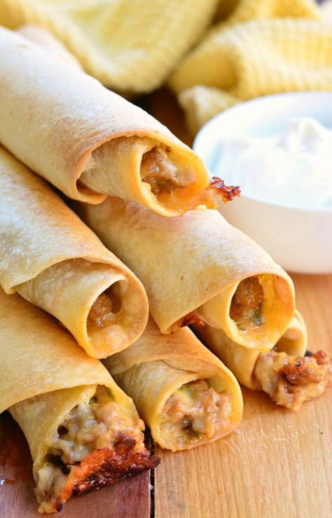 Jalapeño Sausage and Cheese Taquitos | from willcookforsmiles.com Jalapeño Sausage, Taquitos Baked, Cheese Taquitos, Will Cook For Smiles, Taquitos Recipe, Hot Italian Sausage, Mexican Food Recipes Easy, Seasoning Recipes, Italian Sausage