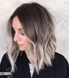 Ash Blonde Hair Balayage, Blonde Ends, Beige Blond, Blond Ombre, Ash Blonde Balayage, Ash Blonde Hair, Ombré Hair, Balayage Hair Blonde, Shoulder Length Hair Cuts