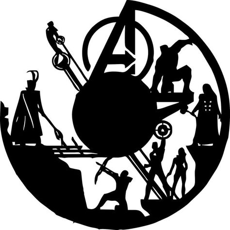 Silhouette Disney, Avengers Logo, Avengers 2, Marvel Drawings, 3d Laser, Marvel Wallpaper, Cricut Projects Vinyl, The Avengers, Scarlet Witch