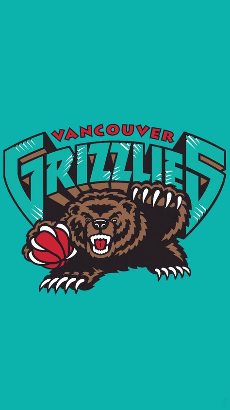 Vancouver Grizzlies Wallpaper, Grizzlies Wallpaper, Lakers Wallpaper, Nba Artwork, Vancouver Grizzlies, Dope Wallpaper Iphone, Supreme Iphone Wallpaper, Celtics Basketball, Nba Basketball Art