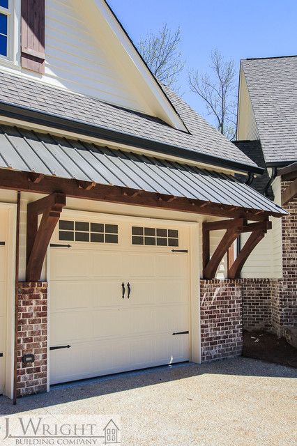 Metal Shed Roof, Door Pergola, Door Overhang, Metal Garage Doors, House Awnings, Metal Awning, Garage Roof, Porch Addition, Building Company