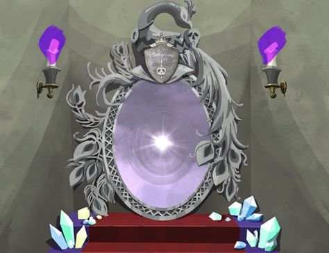 Pomefiore Dorm, Raven Collage, Dorm Mirror, Twisted Disney Princesses, Disney Japan, Hall Of Mirrors, Twisted Disney, Disney Villains Art, Fantasy House