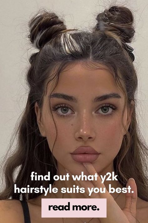 Y2k Hair Ideas, Y2k Aesthetic Hairstyles, What Hairstyle Suits Me, Y2k Hairstyles Long, Y2k Hair Styles, Cute Y2k Hairstyles, E Girl Hairstyles, Y2k Hairstyle, 2000s Hairstyles