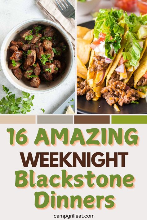 You'll want to fire up your Blackstone griddle every night of the week with these 16 amazing Blackstone dinner ideas on rotation. These easy weeknight dinner recipes come together quickly and are certain to please everyone at the table. Flat Top King Recipes, Blackstone Grill Ideas, Paleo Blackstone Recipes, Cook On Blackstone, Easy Blackstone Dinner, Blackstone Grill Recipes Dinner Healthy, Electric Blackstone Recipes, Blackstone Easy Recipes, Black Stone Recipes Dinner