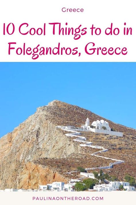 Are you wondering what to do in Folegandros, Greece? Explore this less known Cycladic island in Greece and fall in love with its gorgeous beaches and tasty food. Indeed Folegandros' beaches are some of the prettiest and secluded beaches of all Greek islands. This visitor guide takes you to the best hotels in Folegandros, where to eat and best beaches on this Cycladic island. Enjoy one of the prettiest and lesser-known Greek islands. #folegandros #greece #folegandrosgreece #europe #cycladicisland Greece Culture, Backpacking Spain, Greece Food, Spain Culture, Greece Beach, Europe Holidays, Greece Travel Guide, Cyclades Islands, Greece Holiday