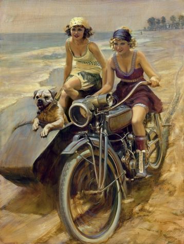 David Uhl, Harley Davidson Kunst, Art Harley Davidson, Motocykle Harley Davidson, Old School Art, Art Moto, Capira, Auto Illustration, Мотоциклы Harley Davidson