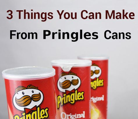 Picture of 3 Things You Can Make From Pringles Cans Crafts Using Pringles Can Ideas, Things To Do With Pringles Cans, Pringles Can Ideas Diy, Pringles Can Ideas, Can Ideas, Reuse Recycle Repurpose, Pringles Can, Edging Ideas, Toothpaste Dispenser