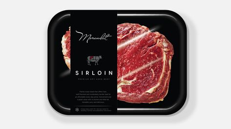 Meat Food Styling, Beef Slice, Steak Package, Meat Photography, Food Delivery Packaging, Meat Packaging, Steak Shop, Meat Box, Iceland Food