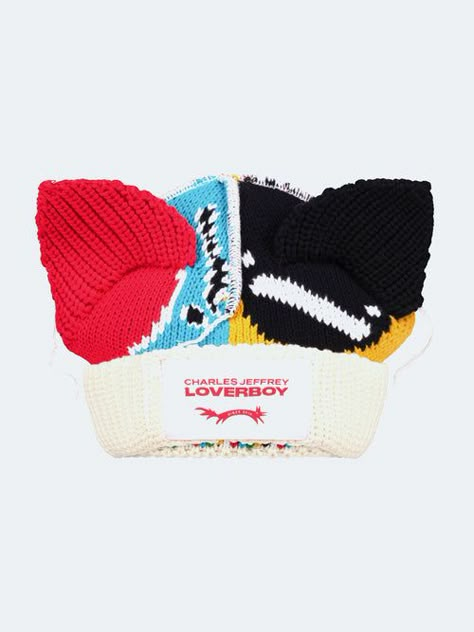 PATCH CHUNKY EARS BEANIE EXCLUSIVE | Charles Jeffrey Loverboy Loverboy Beanie Outfit, Charles Jeffrey Loverboy Beanie, Loverboy Hat, Loverboy Beanie, Charles Jeffrey Loverboy, Biology Worksheet, Making Outfits, Charles Jeffrey, Boys Beanie