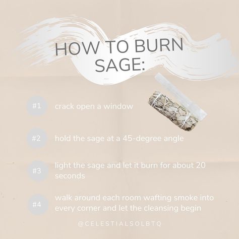 When To Burn Sage, How To Burn Sage, Scottish Witchcraft, Sage Crystals, Burn Sage, Set Your Intentions, Witchy Tips, Spiritual Psychology, Burning Sage