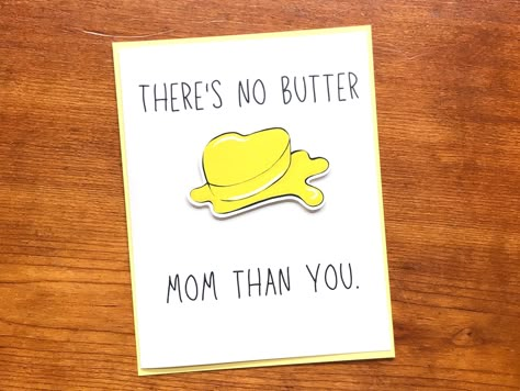 Happy Birthday Belated, Mothers Day Puns, Card For Mother, Belated Birthday Wishes, Birthday Card For Mom, Handmade Greeting Card Designs, Homemade Valentines Day Cards, Punny Cards, Best Wishes Card