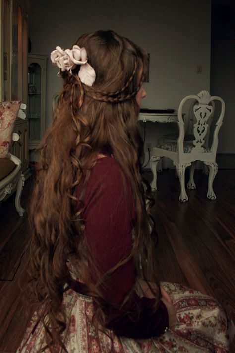 Princess Hairstyles, Princess Aesthetic, Hair Reference, Grunge Hair, Dream Hair, On The Floor, Aesthetic Hair, The Floor, Pretty Hairstyles