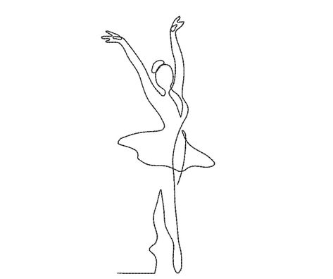 Ballerina Embroidery Design, Sewing Stitches By Hand, Ballerina Embroidery, Dancer Tattoo, Heart Machine Embroidery, Flower Machine Embroidery Designs, Quilting Designs Patterns, Dancers Art, Easy Doodles Drawings