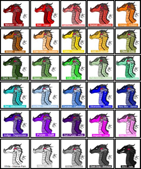 Rainwing colors emotions-by owibyx Wings Of Fire Dragons, Dragon Sketch, Dragon Puppet, Colors And Emotions, Fire Art, Dragon Wings, Wings Of Fire, Dragon Artwork, Dragon Drawing