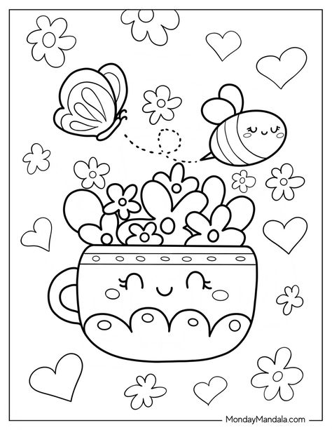 Season Activity, Spring Stamps, Free Kids Coloring Pages, Bobbie Goods, Farm Animal Coloring Pages, Spring Coloring Pages, Summer Coloring Pages, Truck Coloring Pages, Detailed Coloring Pages