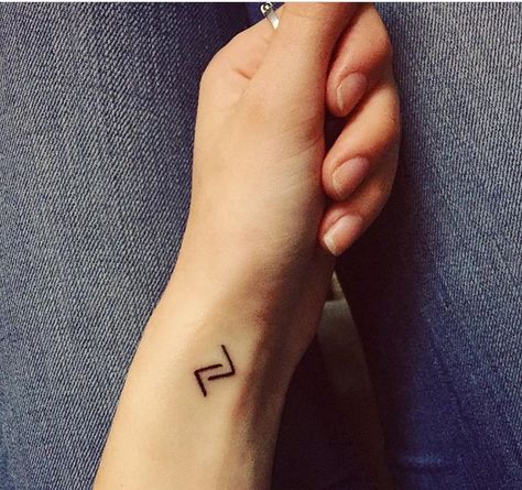 Jera Tattoos, Jera Rune Tattoo, Runes Tattoo, Writer Tattoo, Change Tattoo, Fearless Tattoo, Stick Poke Tattoo, Lightning Tattoo, Rune Tattoo