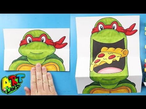 How to Draw a Ninja Turtle Surprise Fold - YouTube How To Draw Ninja Turtles, The Ninja Turtles, Ninja Turtle, Ninja Turtles, Kids Crafts, Turtles, If You Love, Sofia, Crafts For Kids