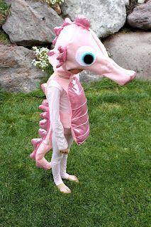 creatively christy: Halloween 2015 Celebrate Dr Seuss Birthday, Seahorse Costume, Sea Creature Costume, Fish Costume, Baby Quiet Book, Seuss Party, Dr Seuss Birthday, Horse Costumes, Educational Activities For Kids