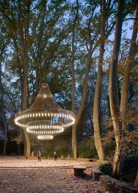 unparelld’arquitectes + Clàudia Calvet + Xevi Rodeja > Fontada | HIC Water Catchment, Volcanic Stone, Urban Fabric, Light Installation, Landscape Lighting, Garden Lighting, Public Space, Landscape Architecture, Glamping