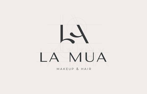 LA MUA. LOGO DESIGN Mua Logo, Top Makeup Products, Mua Makeup, Photoshop Illustrator, Photoshop Adobe, Graphic Design Logo, Personal Branding, Design Logo, Adobe Photoshop