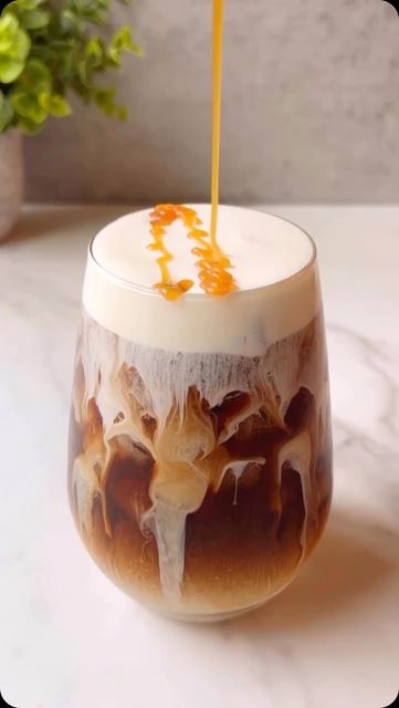 Divya Khemani on Instagram: "Salted Caramel Cream Cold Brew ✨✨

Comment ‘Caramel’ and i will DM  you the detailed recipe .

#saltedcaramelsauce #coldbrewcoffee #saltedcaramelmocha #reelsinstagram #reelsvíral #coffeevibes #coffeegirl #coldbrew #caramelcoffee" Salted Caramel Cream Cold Brew, Caramel Cream Cold Brew, Cream Cold Brew, Salted Caramel Mocha, Caramel Cream, Caramel Creams, Salted Caramel Sauce, Caramel Coffee, Coffee Girl