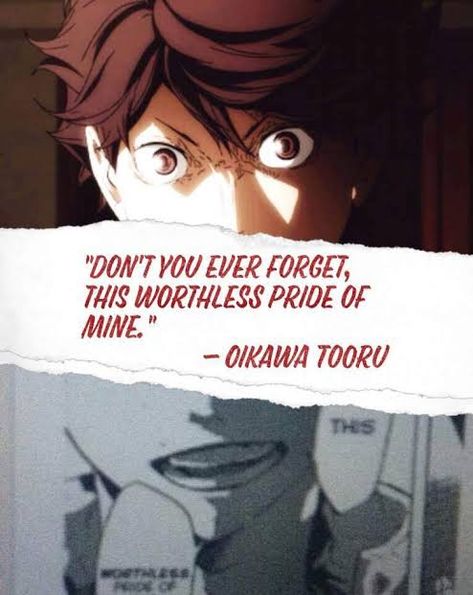 Oikawa Quotes, Oikawa Tooru Wallpapers, Tooru Oikawa, Teamwork Quotes, Quotes Wallpapers, Oikawa Tooru, Haikyuu Wallpaper, Anime Quotes Inspirational, Anime Canvas