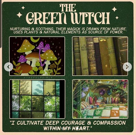 Green Witch Book, Green Witch Aesthetic, Witch Aesthetics, Nature Spirituality, The Green Witch, Fae Aesthetic, Real Witches, Green Witchcraft, Black Magick