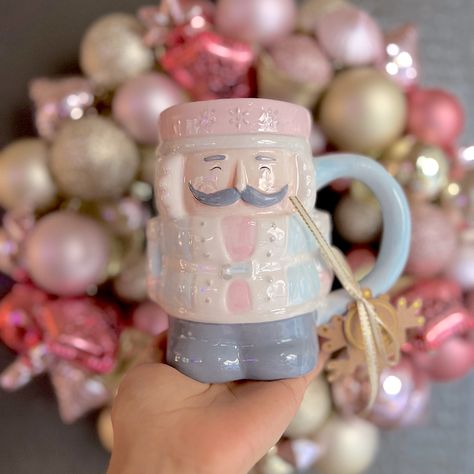 New With Tags Holly And Joy Christmas Winter Holiday 2023 Collection Pastel Pink And Blue Ceramic Nutcracker Shaped Mug. Hand Wash Only. Not Microwave Safe. Has/May Have Factory Imperfections Such As Imperfect Paint Or Glaze, Paint Chips And/Or Natural Ceramic Imperfections Such As Lines In The Ceramic Or Glaze, Bumps, Pinholes, Or Uneven Surface. This Item Is Hand Painted, So Each Mug Is Unique And Won’t Always Look Like The One Pictured. Experienced Shipper And Item Will Be Packaged With Care. Winter Ceramics, Ceramic Nutcracker, Blue Nutcracker, Candy Cane Gingerbread, Gingerbread Reindeer, Pastel Christmas Decor, Pastel Winter, Snowflake Cookie, Hot Chocolate Gift