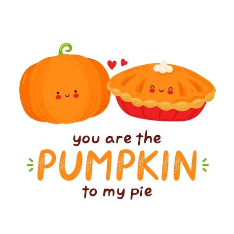 Cute happy funny pumpkin and pie. isolat... | Premium Vector #Freepik #vector #kawaii-food #hand-drawing #hand-doodle #cartoon-doodle Pie Pictures, Pie Drawing, White Background Cartoon, Cute Cartoon Food, Drawing Stand, Kawaii Pumpkin, Pies Art, Pumpkin Drawing, Background Cartoon