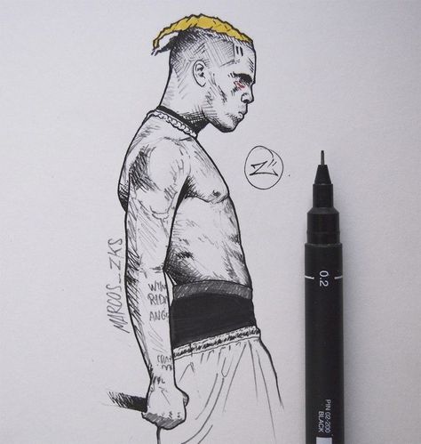 Xxxtentacion Edit, Xxxtentacion Wallpaper, Trap Art, Easy Graffiti Drawings, Pink Floyd Art, Surreal Tattoo, Trill Art, Epic Drawings, Graphite Art