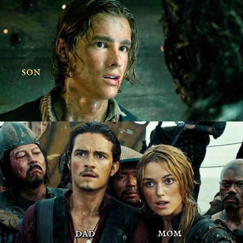 Henry Turner, Will And Elizabeth, Dead Men Tell No Tales, Brenton Thwaites, Elizabeth Swann, The Black Pearl, Captain Jack Sparrow, Pirate Life, Orlando Bloom