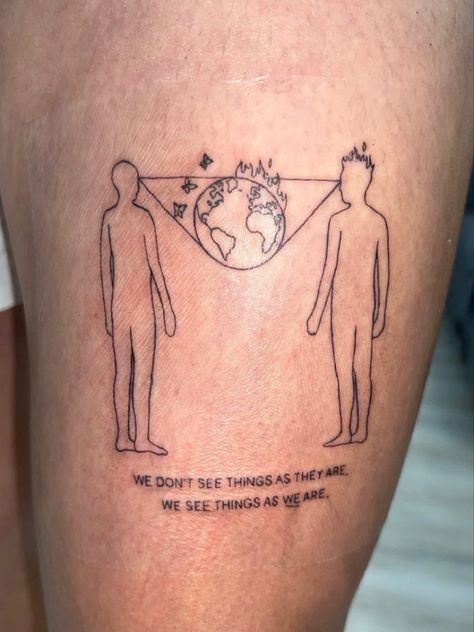 Consciousness Tattoo, Fine Line Tattoo Designs, Line Tattoo Designs, Square Tattoo, Fine Line Tattoo Ideas, Earthy Tattoos, Line Tattoo Ideas, Patriotic Tattoos, Grunge Tattoo