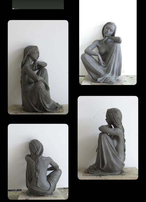 Woman Clay Sculpture, Clay Woman Body Sculpture, Sculpture Images, Art Connection, Ceramic Sculpture Figurative, Ceramic Art Sculpture, Sculpture Art Clay, Abstract Art Painting Diy, Art N Craft