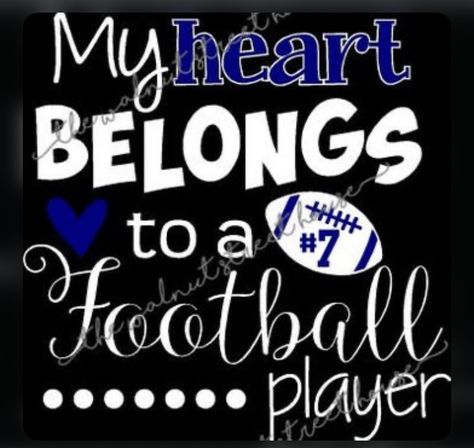 Boyfriend Football Shirts Girlfriends, Football Shirt Designs For Girlfriends, Basketball Gf Shirts, Boyfriend Football Shirts, Football Girlfriend Shirts, Support Boyfriend, Sports Shirts Ideas, Track Mom, Boyfriends Birthday Ideas