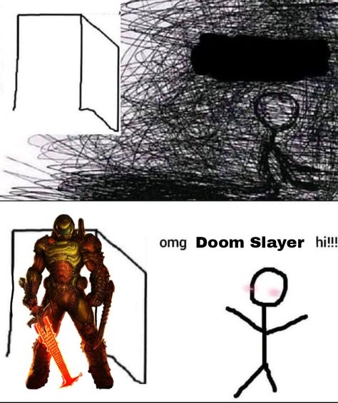 Doomslayer Doomguy 1993, Doom Guy And Isabelle Matching Pfp, Doomslayer Pfp, Doom Guy Fan Art, Doom Eternal Fan Art, Doom Guy And Isabelle, Doom The Dark Ages, Doom Slayer Pfp, Doom Funny