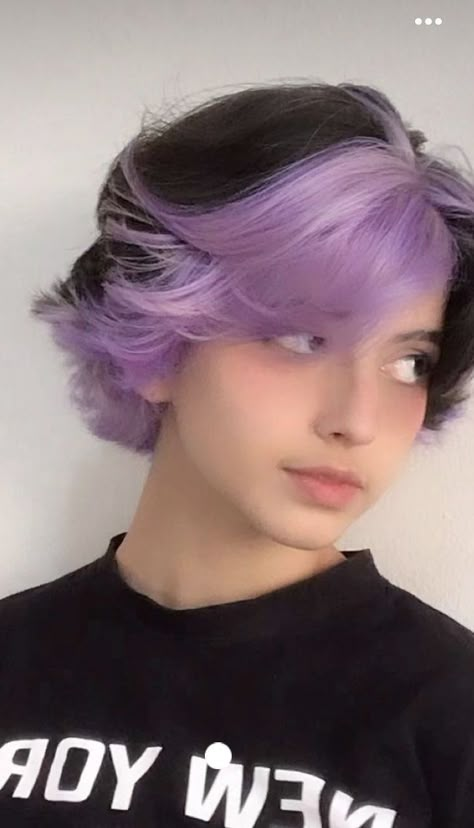 Gender Envy, Cool Hair, Cortes De Cabello, Hair Stuff, Purple Hair, Hair Dye, Hair Cut, Hair Colors, Dyed Hair