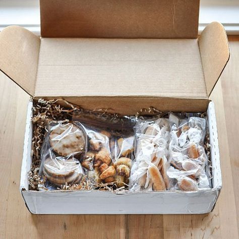 Have Far Away Loved Ones?  Send Cookies — The Kitchn Mail Cookies, Package Cookies, Mailing Cookies, Shipping Cookies, Mexican Wedding Cookies, Cookie Hacks, Crinkle Cookies, Thumbprint Cookies, Cookie Packaging