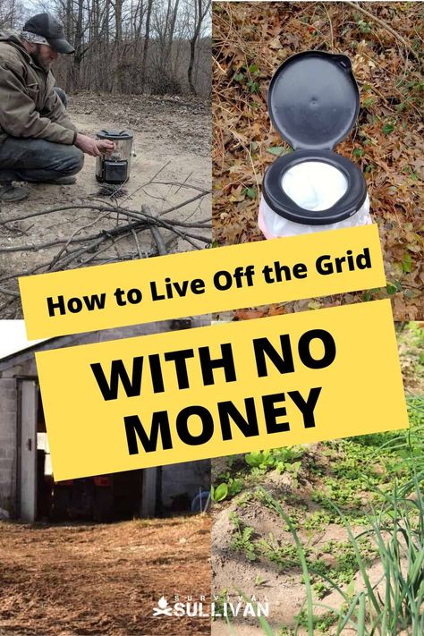 Living off the grid is tough, but living off-grid with no money is even tougher. Nonetheless, it is possible with the right approach. #survival #homesteading #offgrid #offthegrid Off Grid Hacks Diy, How To Go Off The Grid, Diy Off Grid Projects, Living Off The Grid How To Start, How To Live Off Grid, Off Grid Living Ideas Diy Projects, Living Without Electricity, How To Live Off The Grid, Living Off The Grid Homestead Survival Life Hacks