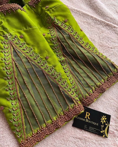 Light Green Aari Work Blouse Design, Aari Blouses, Black Blouse Designs, Photoshop Wallpapers, Worked Blouse, Latest Bridal Blouse Designs, Net Design, Maggam Work Blouse, Blouse Designs Catalogue