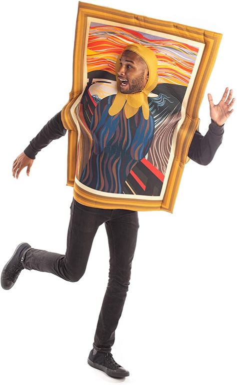 Amazon.com: The Scream Halloween Costume - Funny Famous Frame Painting Outfits for Adults: Clothing Scream Halloween Costume, Scream Costume, Banana Costume, Scream Halloween, Zombie Costume, The Scream, Pumpkin Costume, Unique Costumes, Funny Costumes