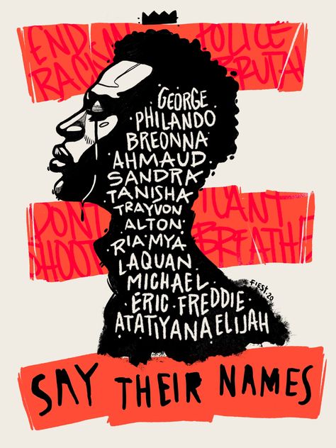 Poster created by FIEST for Groundwork Coffee #blm #blacklivesmatter Blm Posters, Blm Aesthetic, Blm Poster, Black Stereotypes, Say Their Names, Diversity Poster, Protest Art, Social Movement, Comic Book Style