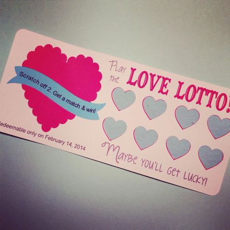 Everyone's a winner! Valentine Love Lotto scratcher to reveal the present. #valentine #lottery (I'll post a tutorial tomorrow) Love Lottery Tickets Diy, Valentines Scratch Off For Him, Scratch Off Ticket Gift Ideas Valentines, Scratcher Gift Ideas, Valentines Scratch Off, Valentines Day Scratch Off, Lottery Ticket Gift, Diy Valentine Gifts For Boyfriend, Valentines Gift Ideas