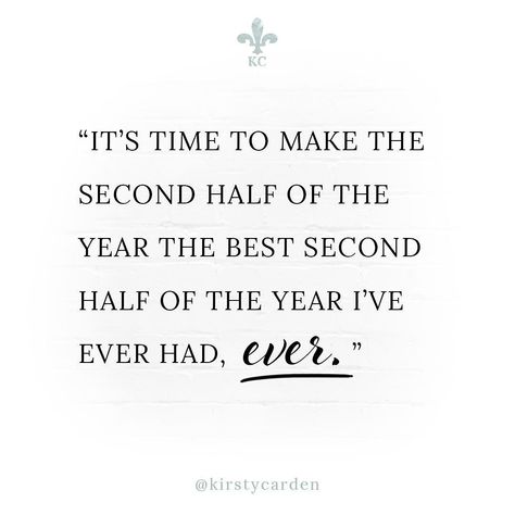 Entrepreneur inspiration of the day 🤓 Its time to make the second half of the year the best second half of the year I have ever had !! @kristycarden Who else needs to hear this? 🙋 #business #businessowner #entrepeneur #entrepreneurmindset #enterpreneur #startuplife #hustle #entrpreneur #bussiness #entrepreneurlifestyle #onlinemarketing #onlinebusiness #entrepreneurmindset #entrepreneurship #entrepreneurmotivation #entrepreneurgoals #girlboss Half A Year Quotes, Half Way Through The Year Quotes, Second Half Of The Year Quotes, Online Boutique Business, Over It Quotes, 60th Bday, Boutique Business, Coach Quotes, Year Quotes