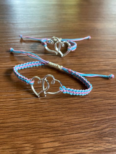 Friendship Bracelet String, Daughter Bracelets, Mother Daughter Bracelets, Bracelet String, Katy Texas, Bracelets Diy, Handcrafted Bracelets, Macrame Design, Handmade Bracelet