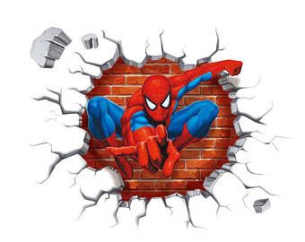 Spiderman Decal, Spider Man Mural, Superhero Decal, Cartoon Sticker, Spiderman Mural, Spiderman Sticker, Kids Room Decor, Boys Room Sticker Spiderman Kids Room, Spiderman Wall Decals, Spiderman Wall Art, Wallpaper Spider Man, Wallpaper Childrens Room, Spiderman Stickers, Spiderman Room, Kids Bedroom Boys, 3d Wall Decals