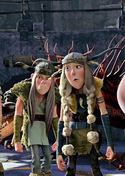 Why did they make the twins so dumb? Famous Twins, Astrid Hiccup, Craig Ferguson, Httyd 3, Ugly Betty, Dreamworks Dragons, Dragon Costume, Httyd Dragons, Dragon Party