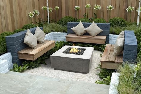 Transform Your Yard with Natural Stone, Outdoor Kitchens, and Firepits Natural Gas Fire Pit, Outdoor Fire Pit Table, Gas Fire Table, Square Fire Pit, Concrete Fire Pits, Gas Fire Pit Table, Gas Fire, Fire Features, Fire Bowls